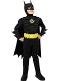 Funidelia | Disfraz de Batman Oficial para niño Talla 3-4 años  Caballero Oscuro, Superhéroes, DC Comics, Hombre Murciélago - Color: Negro - Licencia: 100% Oficial