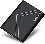 Disco Duro Externo, 2TB - USB 3.0 Ultrafino 2.5' Diseño Metálico HDD Portátil pour PC, Mac, Portable (Noir)