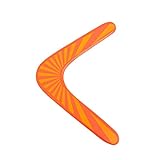 LIOOBO Boomerang de Madera superduro, ecológico con un diseño Maravilloso, para niños y Adultos