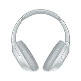 Sony WHCH710NL - Auriculares inalámbricos Noise Cancelling (Batería 35 h, Carga rápida, Llamadas Manos Libres, diseño Compacto Alrededor de la Oreja, óptimo para Trabajar en casa), Blanco, Adaptable