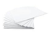 House of Card & Paper Tarjetas A5 de 160 g/m², color blanco (paquete de 100)