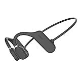 Trekz Auriculares de conducción ósea de Titanio, Auriculares inalámbricos Bluetooth Air Open Ear Sport con conducción ósea con micrófono - para Ciclismo, Carrera, conducción, Gimnasio