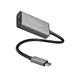 KabelDirekt – Adaptador USB C a HDMI – 0,15m – (resoluciones de hasta 4K/60Hz, USB C 3.1 y Thunderbolt 3, Adecuado para MacBook Pro 2016/2017, MacBook 12“, Chromebook Pixel y Otros Dispositivos)