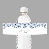 30 etiquetas impermeáveis ​​para garrafas de água, adesivos personalizados para decoração de chá de bebê, dia de casamento, sinais, decoração de garrafa de água para festa (b)