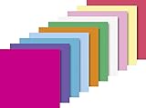 Heyda 204875520 - Paquete de 100 hojas de papel para origami (20 x 20 cm, 60 g/m²), colores variados