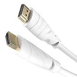 KabelDirekt – 15m – Cable HDMI 4K (4K@60Hz para una Espectacular Experiencia Ultra HD – High Speed con Ethernet, Compatible con HDMI 2.0/1.4, Blu-ray/PS4/PS5/Xbox Series X/Switch, Blanco)