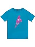 T-shirt Fortnite à manches courtes pour garçon Bleu 9-11 ans