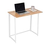 Happy Home - Mesa de oficina plegable, para ordenador (80 x 45 x 75 cm)