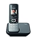 Gigaset S850 - Teléfono inalámbrico con manos libres, conexión Bluetooth, pantalla en color, agenda de 500 contactos, conexión auriculares, protección de llamadas anónimas