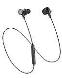 SoundPEATS Q30 HD+ Auriculares Bluetooth Estéreo Magnéticos In-Ear Bluetooth IPX5 Cascos Resistentes al Sudor con Micrófono para Deportivos, Graves Inmersivos Controladores aptX-HD de 10 mm,12 Horas