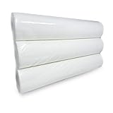 Papel Camilla 100% Pasta CALIDAD SUPERIOR Extra Blanco 3 Rollos | 58 cm x 50 m, 40gr/m² PRECORTADO CADA 2 METROS