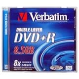 Verbatim 43540 8.5GB DVD+R 1pieza(s) DVD en Blanco - DVD+RW vírgenes (8,5 GB, DVD+R, 120 mm, 1 Pieza(s), 240 min, Policarbonato)
