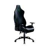 Razer Iskur X - Silla ergonómica para juegos (Silla de escritorio / silla de oficina, diseño ergonómico, piel sintética multicapa, acolchado de espuma de alta densidad) Verde