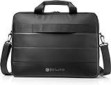 HP Classic Briefcase - Funda para portátil de hasta 15,6' (Cierre Reforzado, Estructura de Malla, Resistente al Agua), Color Negro