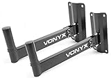 Vonyx WMS-02 Wallbracket 2 Units 35mm Brida Максимальне навантаження 25 кг