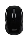 Acer Wireless Mouse M501 - Ratón Inalámbrico, 1600 ppp, Certificación Works With Chromebook, Rueda de Desplazamiento Fina, Ergonómico, Ratón Ordenador Ambidiestro para Zurdos y Diestros Color Negro