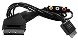 Eaxus RGB Scart Cable adecuado para Playstation - Cable de TV con salida de audio - Compatible con PSX PS1 PS2 PS3