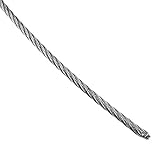 BeMatik - Cable de Acero Inoxidable de 2,0 mm en Bobina de 100 m