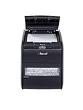 Rexel Auto+ 60X 2103060 - Destructora de papel con autoalimentación y corte en confeti para oficinas pequeñas (hasta 10 usuarios), papelera 15 l, negro