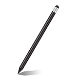 Stylus Kalem, Yumuşak Kauçuk Kafa ile Yedek Kapasitif Dokunmatik Ekran Stylus Kalem, Telefon Tablet PC Bilgisayar Pad için Evrensel Stylus Dokunmatik Kalem (Siyah)