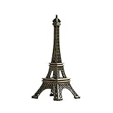 Sehoangd 迷你艾菲爾鐵塔雕像金屬迷你裝飾巴黎艾菲爾鐵塔雕像餐桌裝飾 18 厘米