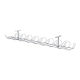 Ikea Regleta para Cables Horizontal, Metal, Gris, 86x21x5 cm