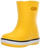 Crocs Crocband Rain Boot Kids, Botas de Agua Unisex Niños, Amarillo (Yellow/Navy 734), 25/26 EU