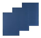 Pavo - Tapa para encuadernación (tamaño DIN A4, 250 g/m², 100 unidades), color azul