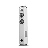 Energy Sistem Tower 5 g2 Torre de Sonido con Bluetooth Ivory (65 W, Bluetooth 5.0, True Wireless Stereo, Radio FM, USB/MicroSD MP3 Player, Audio-In)-Blanco