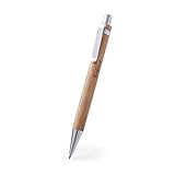 Elegante Bolígrafo para Regalar PERSONALIZADO (Nombre o Texto) · Boligrafos Bonitos con cuerpo de Bambú Natural · Boligrafos para Regalar Economicos y Originales