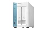 QNAP TS-231K 2 Bay Desktop NAS Enclosure - 1GB RAM, Annapurna Labs 4-Core, 1.7GHz Processor - for Reliable High Performance Home and Personal Cloud Storage