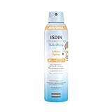 ISDIN Fotoprotector Pediatrics Lotion Spray SPF 50, Protector Solar Corporal para Niños, Hidratante y Muy Ligero, con Extracto de Siempreviva, 250 ml