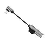 Iriisy Adaptador USB C a Jack 3.5mm Adaptador de Auriculares, Audio 2 in 1 Accesorios Soporta Adaptador Conector de Auriculares 3.5 mm Jack Dongle Adaptador AUX (Plata)