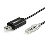 StarTech.com 1,8m Rollover Cable fun Sisiko Console - USB si RJ45 - 460Kbps
