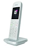 Telekom Speedphone 12 – Teléfono fijo inalámbrico, para uso con routers actuales con interfaz DECT-CAT-iq (por ejemplo, Speedport, Fritzbox), pantalla a color de 5 cm Blanco