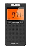 ELBE RF-94 RADIO DIGITAL AM-FM CON GRAN DISPLAY Y AURICULARES, COLOR NEGRO (05205651)