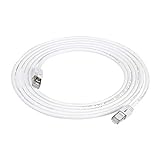Amazon Basics - Cable para internet Ethernet Gigabit de banda ancha RJ45 Cat 7, color blanco, 3 m
