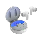 LG Tone Free DT90Q - Auriculares Bluetooth intrauditivos con Sonido Dolby Atmos, tecnología Meridian, ANC (cancelación de Ruido Activo) y UVnano+, Color Blanco [año Modelo 2022]