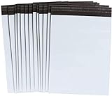 टैप्सिन 100 पीसी पॉली मेलर सेल्फ सील मेलिंग बैग 6''x9'' (152 x 228 मिमी), प्लास्टिक बैग मिश्रित लिफाफे शिपिंग पार्सल पैकेज
