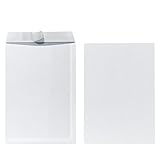 Herlitz 10837540, Лот білих конвертів формат С4 90 г, Білий, 25 шт.