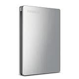 Toshiba 1TB Canvio Slim II Mac - Disco Duro Externo (1000 GB, 2.5', 3.0 (3.1 Gen 1), 5400 RPM, Plata)