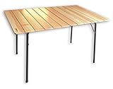Розкладний стіл Castelmerlino подвійний з модрини 120x80 см