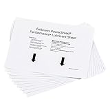 Fellowes 10 Lubricating Sheets para sa Paper Shredders, Superior Performance, Sayon gamiton