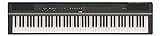 Yamaha P-125a - Piano Digital Portátil Esbelto, dinámico y potente, combinado con la tecnología más vanguardista, color negro
