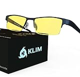 KLIM Optics - Gafas para ordenador anti luz azul + Evita la fatiga ocular + Gafas gaming para PC, Móvil TV, Tablet + Alta protección + Potente filtro de luz azul 92% + Anti UV + NUEVA VERSIÓN 2022