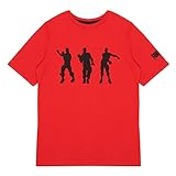 T-Shirt Fortnite Garçon, T-Shirt Officiel, 7-16 Ans, Couleur Noir