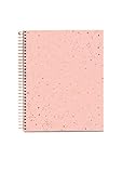 Miquelrius - Cuaderno A5, Tapa Dura, 120 Hojas Cuadrícula Interior, 4 Franjas de Colores, Diseño Constelación