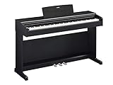 Yamaha ARIUS YDP-145 - Piano Digital, Piano clásico y elegante para principiantes y aficionados, para cualquier rincón de la casa, en negro