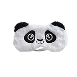 Dodheah Antifaz para Dormir para Niñas Unicornio Máscara de Sueño Suave Sombra para Dormir para Mujeres y Niñas Viajar Descansar Panda Blanco