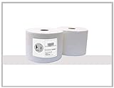 Bobina papel Industrial 100% Celulosa. 2 capas laminado, 280m (Pack con 2 rollos)